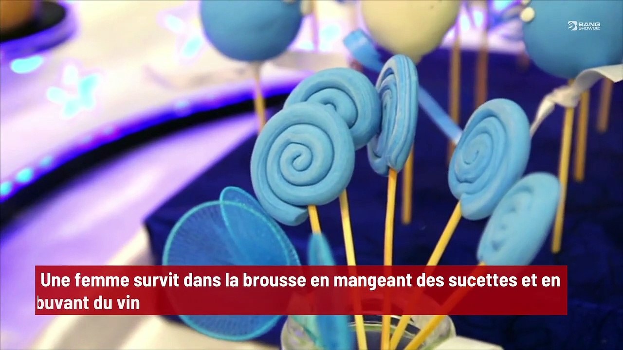 Une femme survit dans la brousse en mangeant des sucettes et en buvant du vin !