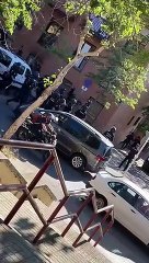 Desalojan a varios okupas de Joan Miró con presencia policial