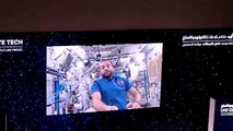 UAE astronaut makes surprise video appearance from space at Abu Dhabi climate event