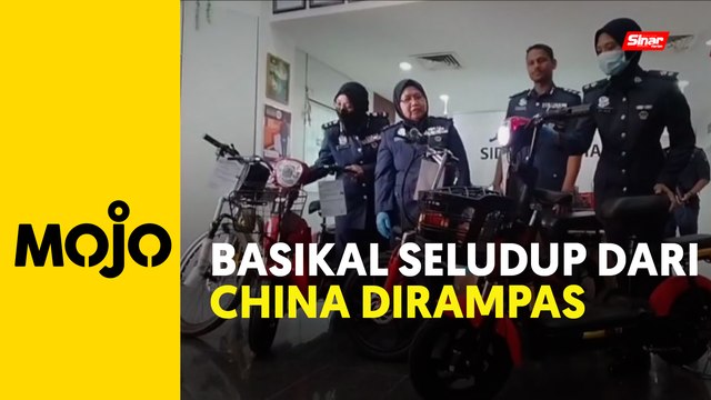 Kastam rampas 264 basikal elektrik seludup dari China