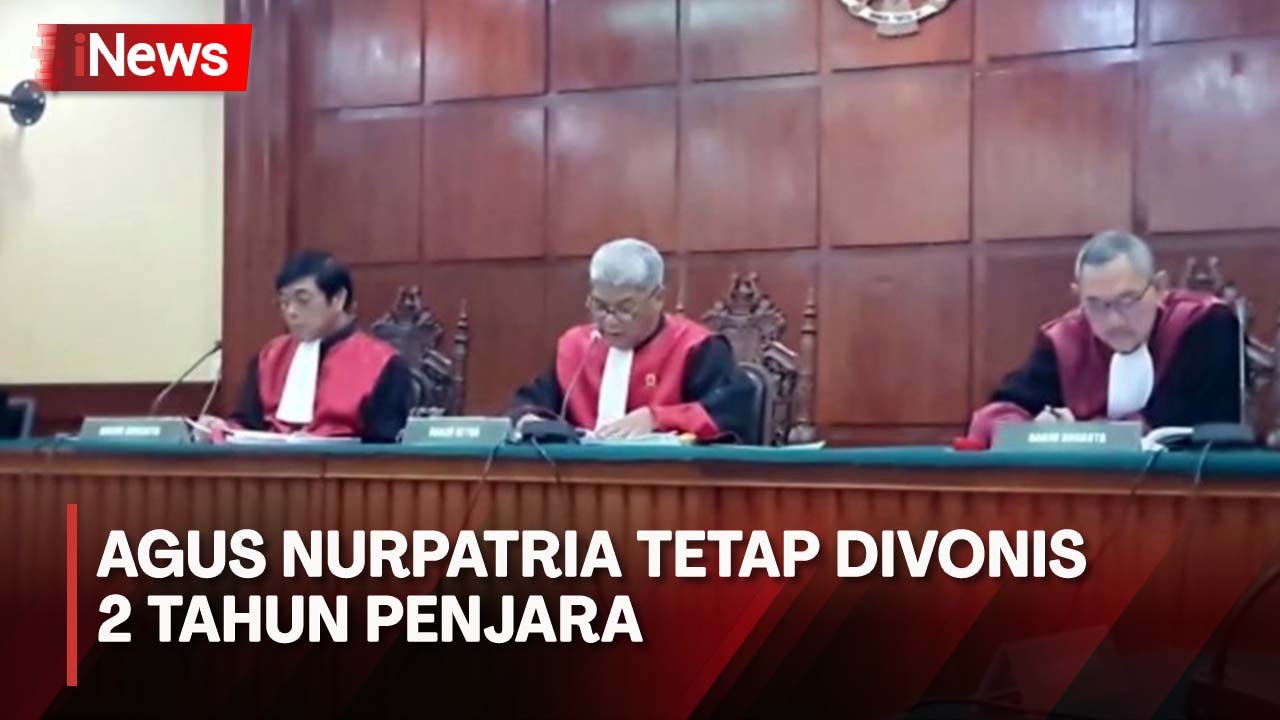Banding Ditolak Pengadilan Tinggi DKI, Agus Nurpatria Tetap Divonis 2 Tahun Penjara