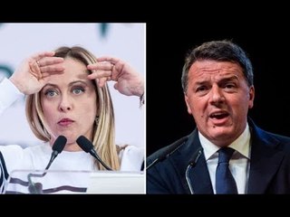 Meloni, la confessione di Renzi Il collega mi diceva peste e corna di lei  Poi