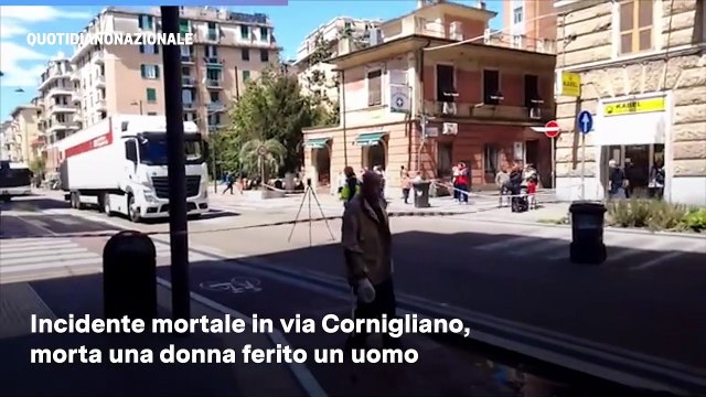 Genova, tir investe due pedoni