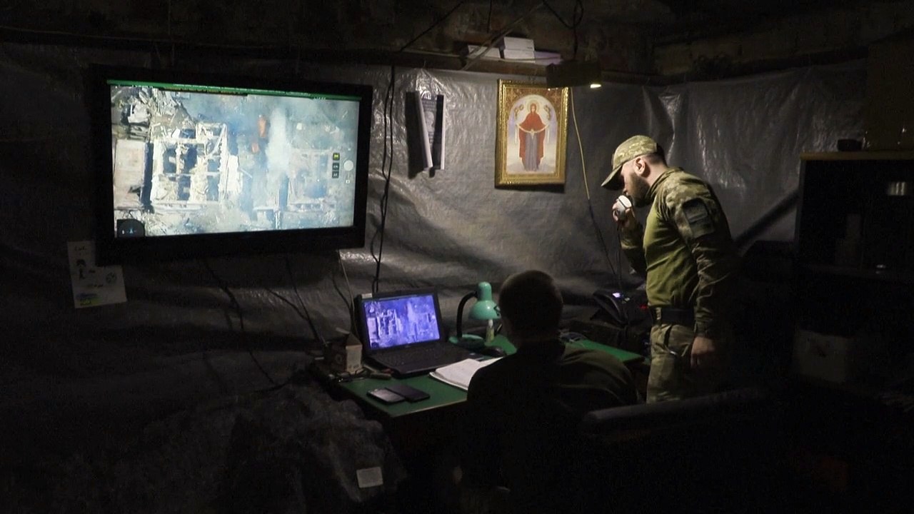 Krieg am Bildschirm - in ukrainischen Kommandoraum