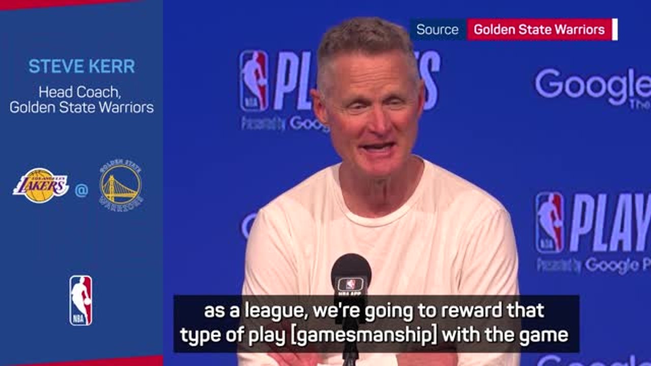 Kerr pleads with NBA officials to eliminate 'flopping'