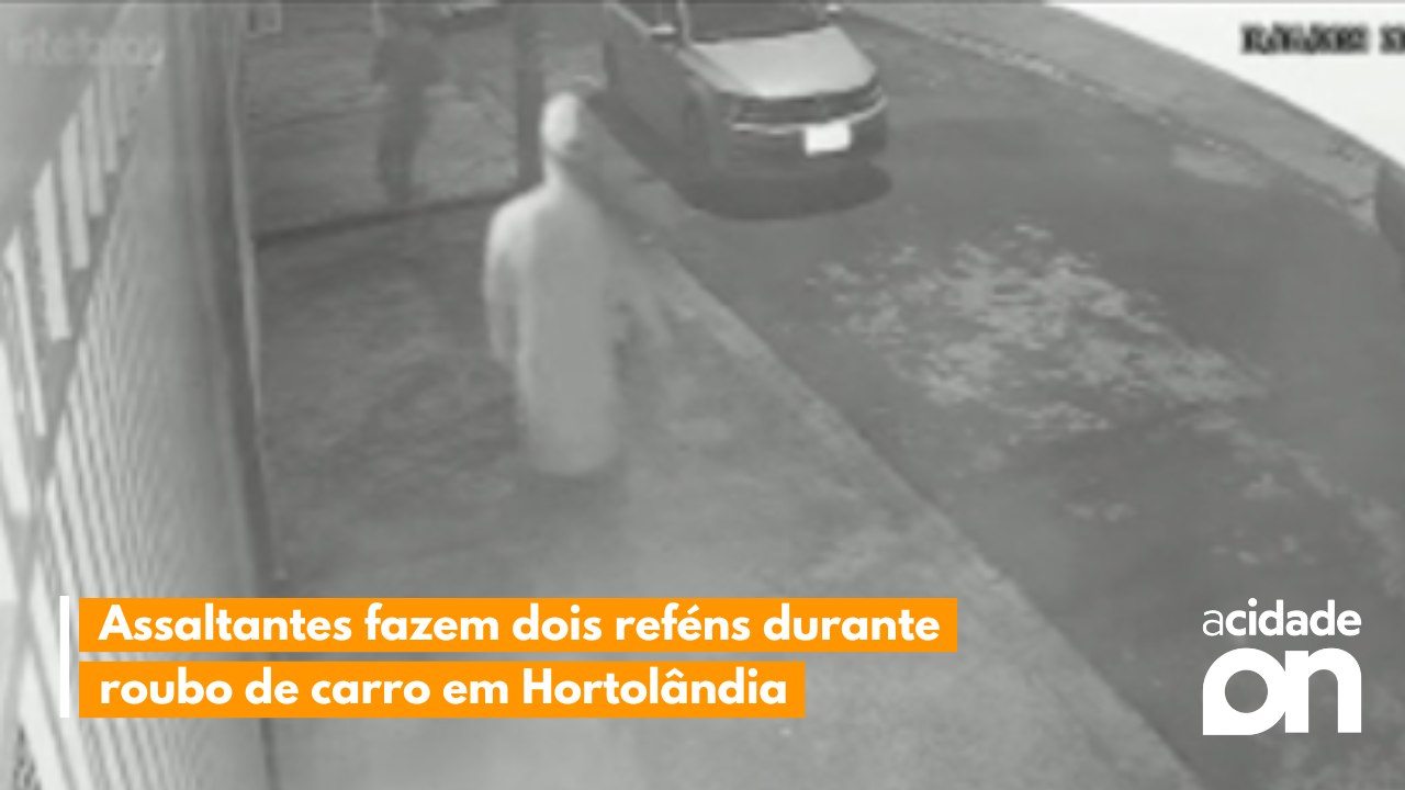 Assaltantes fazem dois reféns durante roubo de carro em Hortolândia