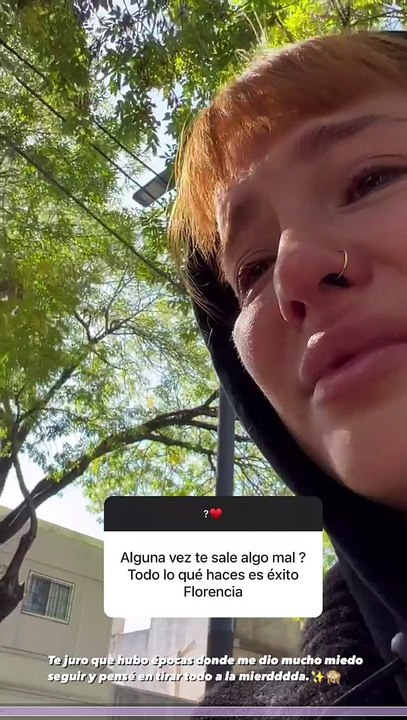 Flor Vigna estalló en llanto