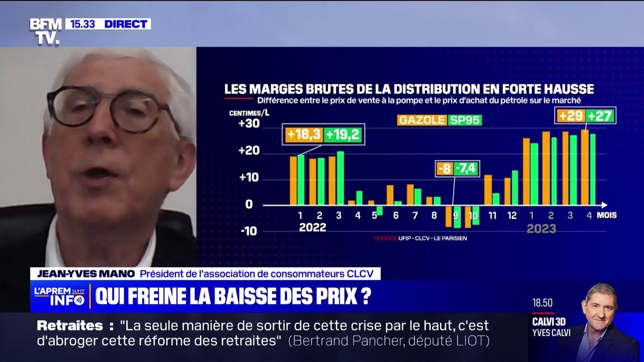 Prix du carburant: "La grande distribution devrait revenir à des marges limitées"  selon le président de la CLCV