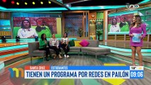 Tres talentosas estudiantes de Pailón, sueñan con ser periodistas de televisión 