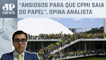 CPMI dos atos de 8 de janeiro vai começar a andar em Brasília? Cristiano Vilela analisa