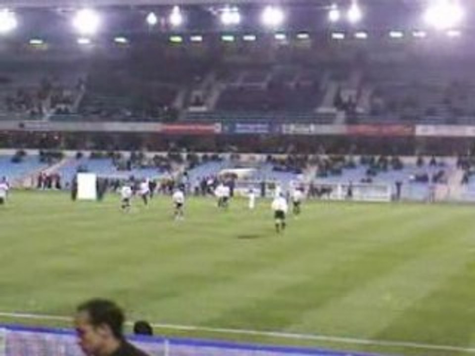 MONTPELLIER - AMIENS 2008 ENREE DES JOUEURS