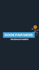 Gagner 500€ de plus par mois