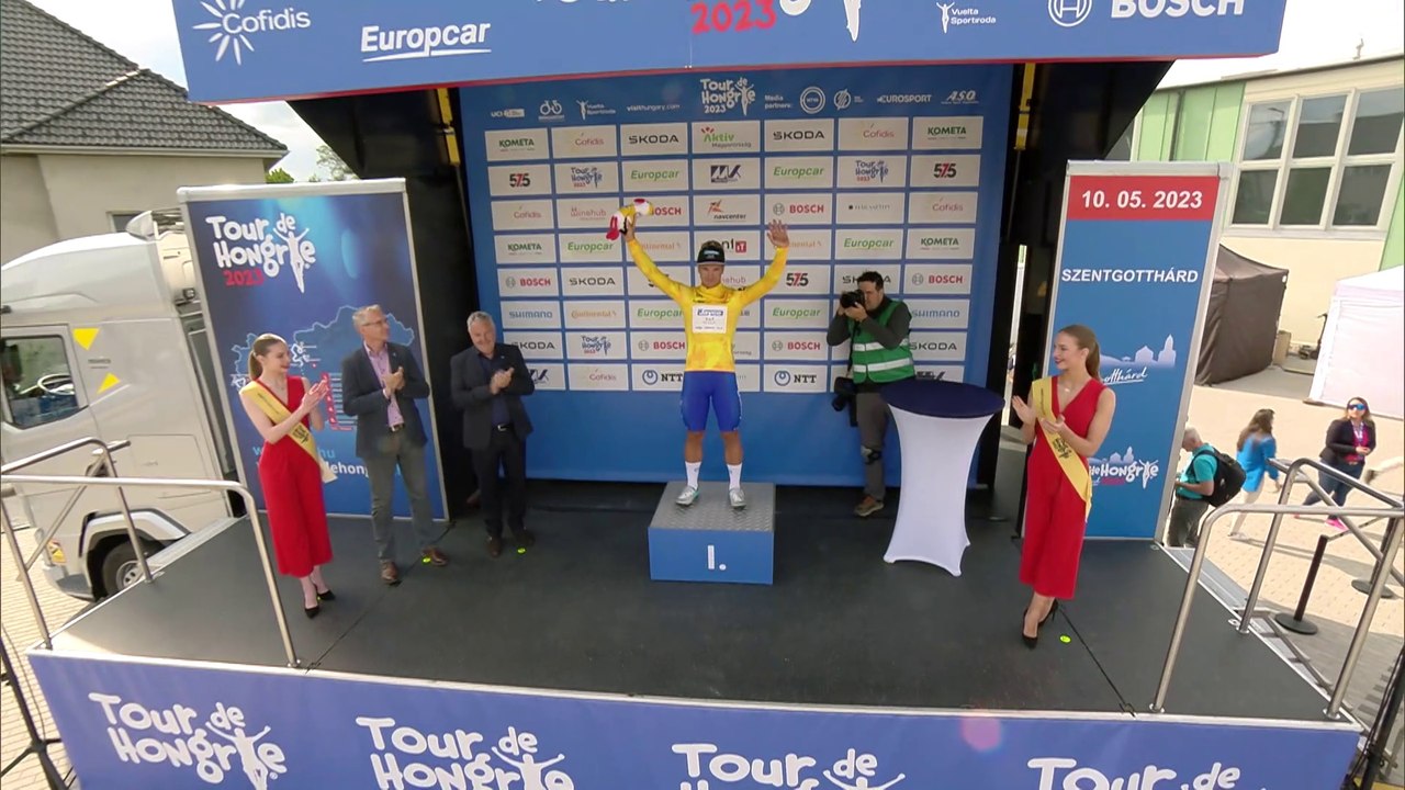 Tour de Hongrie 2023 - Dylan Groenewegen la 1ère étape... Egan Bernal pris dans la grosse chute à 1,1 km de l'arrivée !