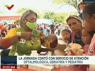 Aragua | Comunidad de San Sebastián recibió jornada de atención médica con servicio de oftalmología