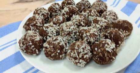 طريقة عمل حلى كرات البسكويت والكاكاو