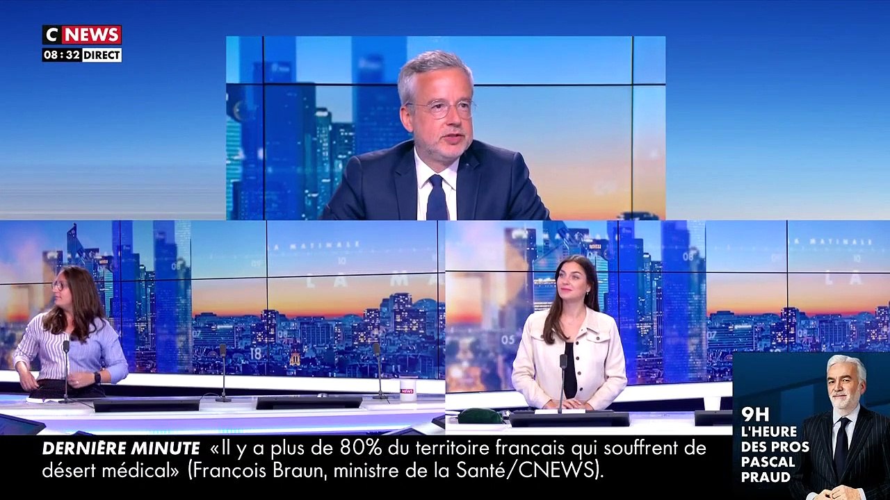 "J'ai eu une frayeur !" : Un journaliste de CNews chute en direct, Romain Desarbres surpris