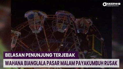 Wahana Bianglala Pasar Malam Payakumbuh Rusak, Belasan Penunjung Terjebak
