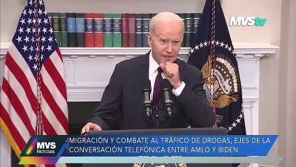 MIGRACIÓN Y COMBATE AL TRÁFICO DE DROGAS, CONVERSACIÓN AMLO- BIDEN