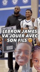 LeBron James va jouer avec son fils en NBA 