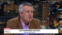 Ministro Luis Fernando Velasco, afirma que el gobierno negocia con narcotraficantes
