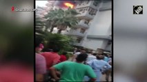 Massive fire breaks out on 5th floor of Supertech society in Ghaziabad