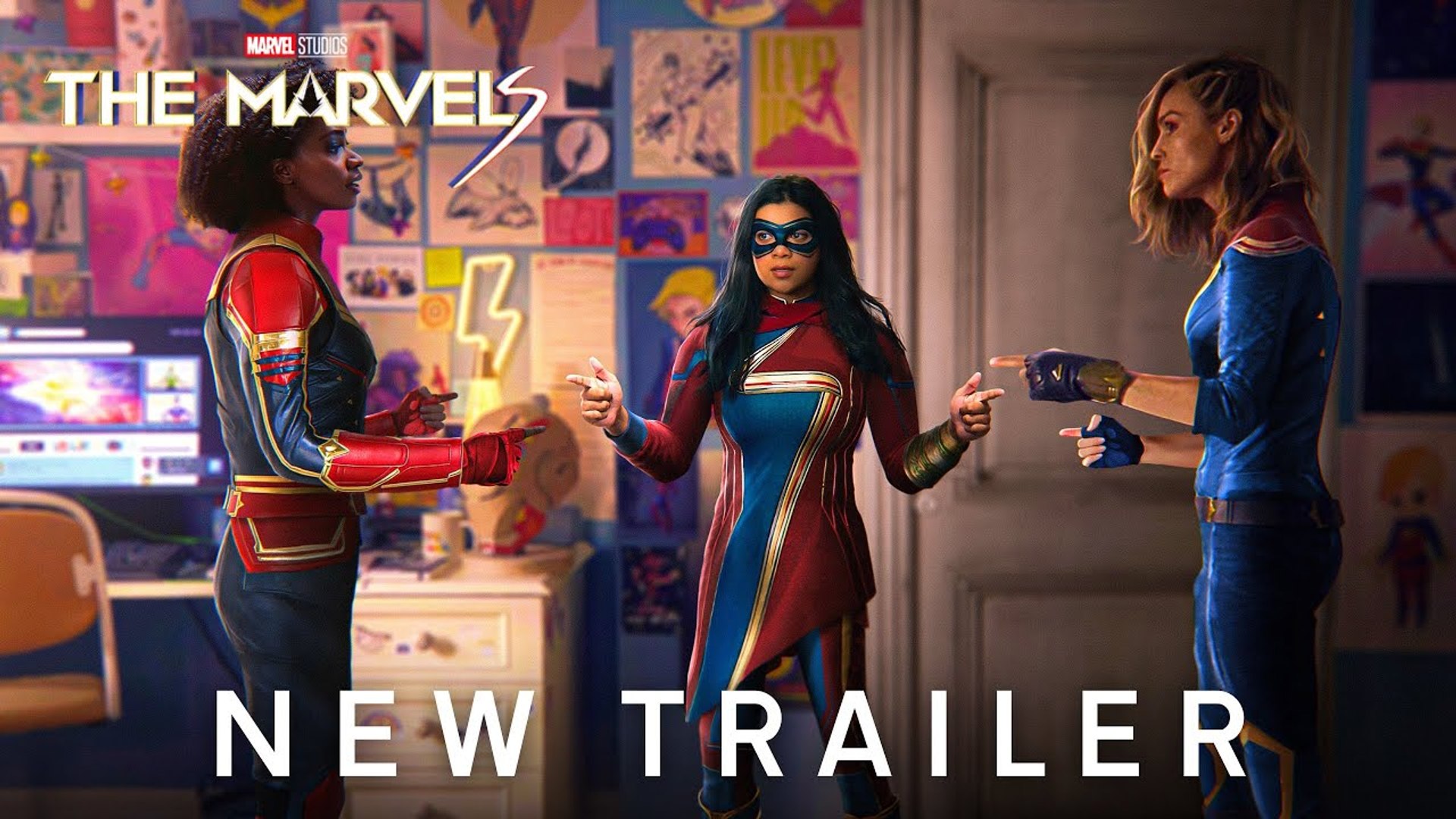 Marvel Studios' THE MARVELS - THE TRAILER (2023) Captain Marvel 2 Movie 