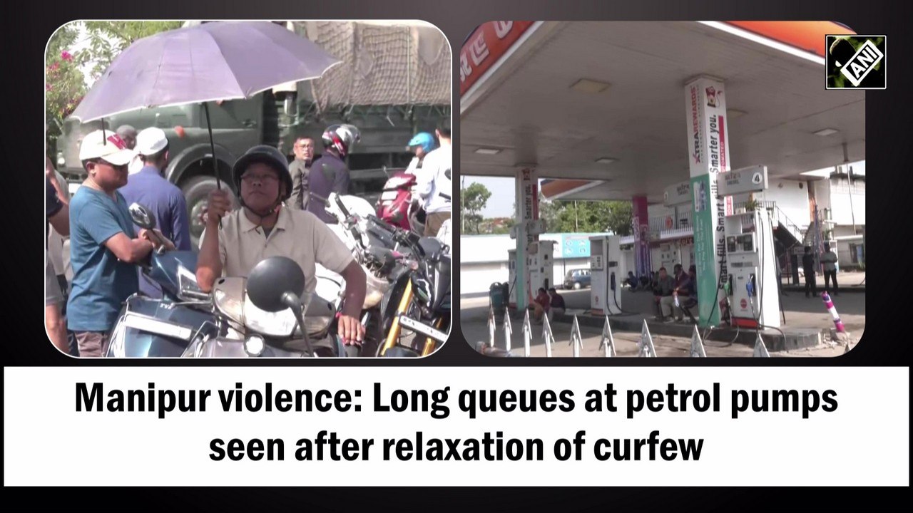 Manipur violence: Long queues seen at petrol pumps after relaxation of curfew
