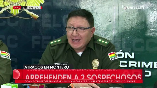 Aprehenden a dos antisociales acusados de cometer robos en motocicleta en Santa Cruz