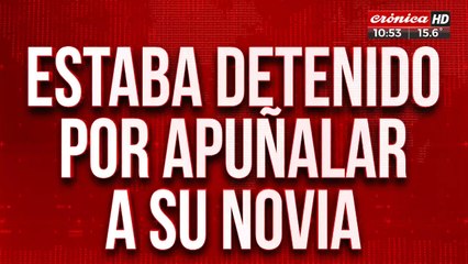 Un preso acusado de apuñalar a su novia se escapó de la comisaría