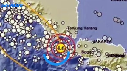 40 kali gempabumi susulan terjadi di dekat Sunda, sekitar provinsi Banten