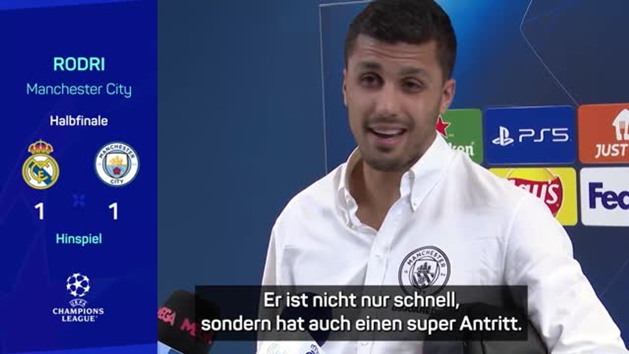Rodri: "Vinícius hat ein großartiges Tor erzielt"