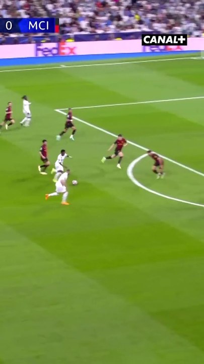 But de fou de Vinicius face à City #vinicius #realmadrid #manchestercity