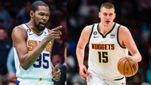 Nikola Jokic y Kevin Durant Se Enzarzan En La Banda