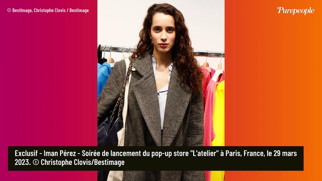 Iman, la fille de Vincent Perez et Karine Silla rayonne au défilé Chanel, renversante dans une robe en cuir