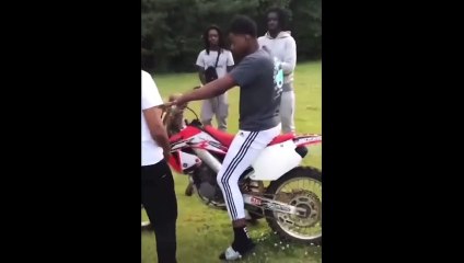 Premier tour à moto... pas très concluant