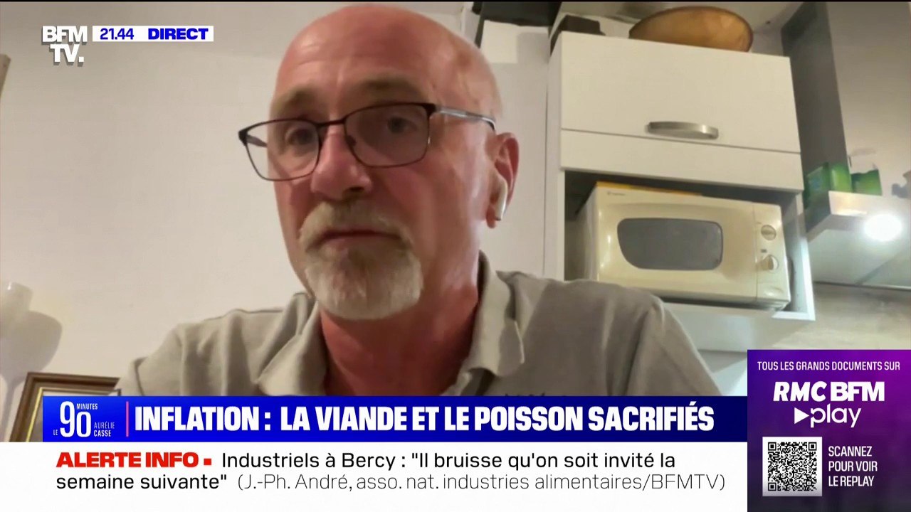 Inflation: "Le poisson, la viande et tous ces produits qui ont énormément augmenté, on a fait un trait dessus" témoigne Laurent, chauffeur poids lourd dans l'Hérault