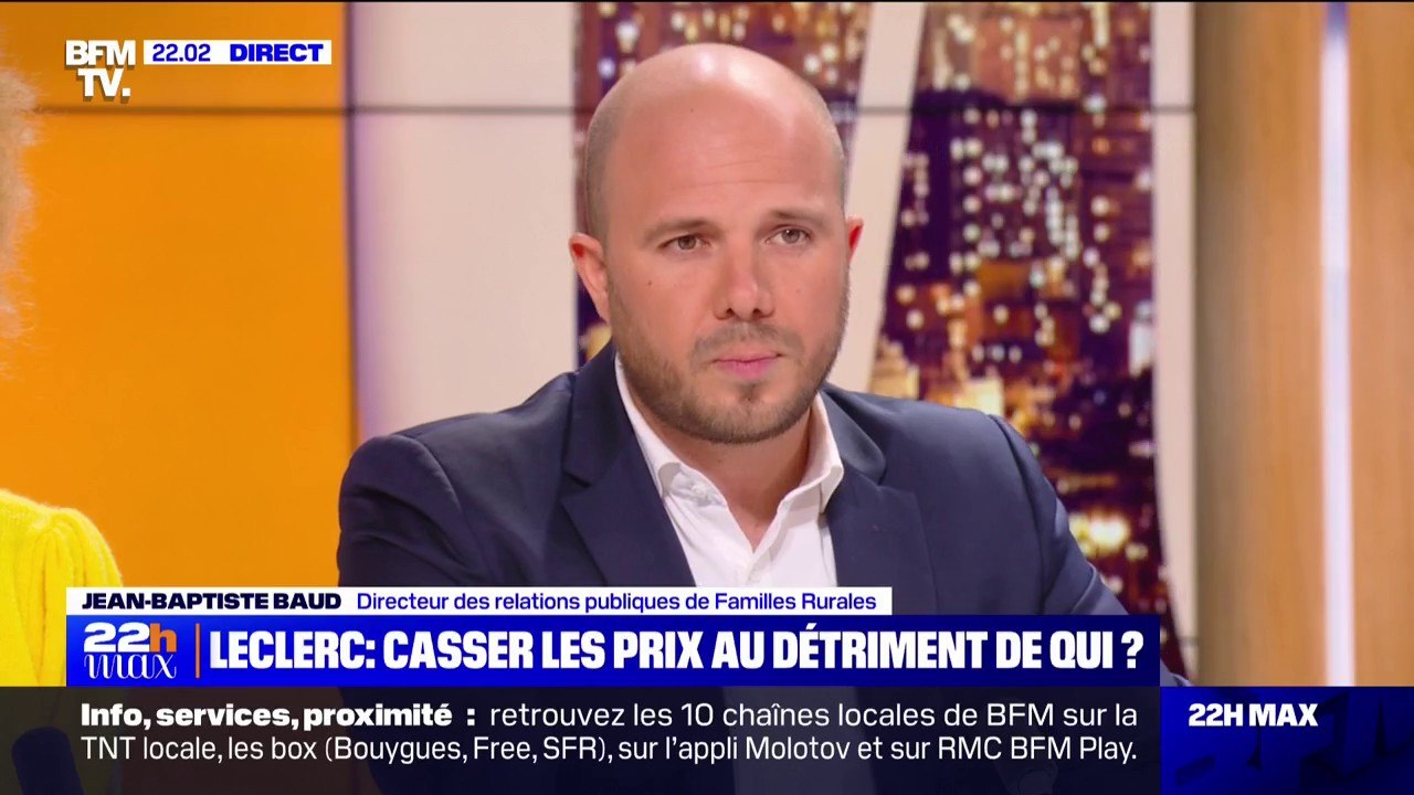 Inflation: "La variable d'ajustement est devenue l'alimentation" pour Jean-Baptiste Baud, directeur des relations publiques de Familles Rurales