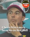 Checo Pérez no es favorito en Red Bull