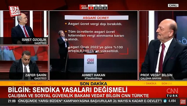 Bakan Vedat Bilgin: Asgari ücret 500 doların altında olmamalı