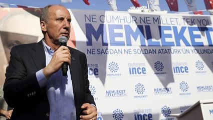 Muharrem İnce ile ilgili Memleket Partisi'nden açıklama geldi: Tansiyonu yükseldiği için mitingler iptal edildi