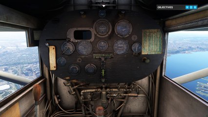 Microsoft Flight Simulator - Flying the Spirit of St. Louis above New York