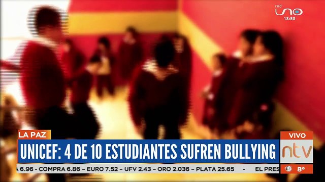 De acuerdo a los datos de UNICEF 4 de 10 estudiantes sufren acoso escolar