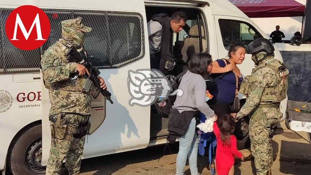 En Veracruz, más de 350 migrantes fueron asegurados en una semana