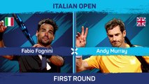 Fognini outlasts Murray in feisty clash