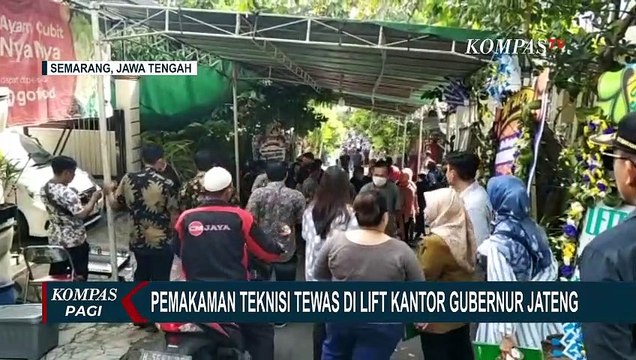 Ganjar Pranowo Melayat ke Rumah Teknisi yang Tewas di Lift Kantor Gubernur Jateng