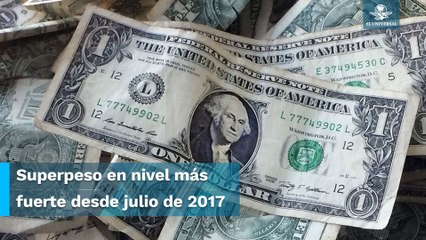 Superpeso sigue imparable, dólar cierra en 17.56 unidades al mayoreo