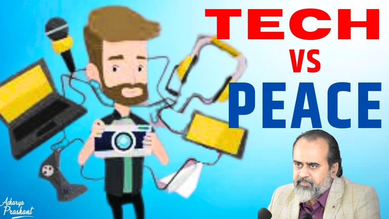 So much technology, so little peace || Acharya Prashant, with IIT-Patna (2023)
