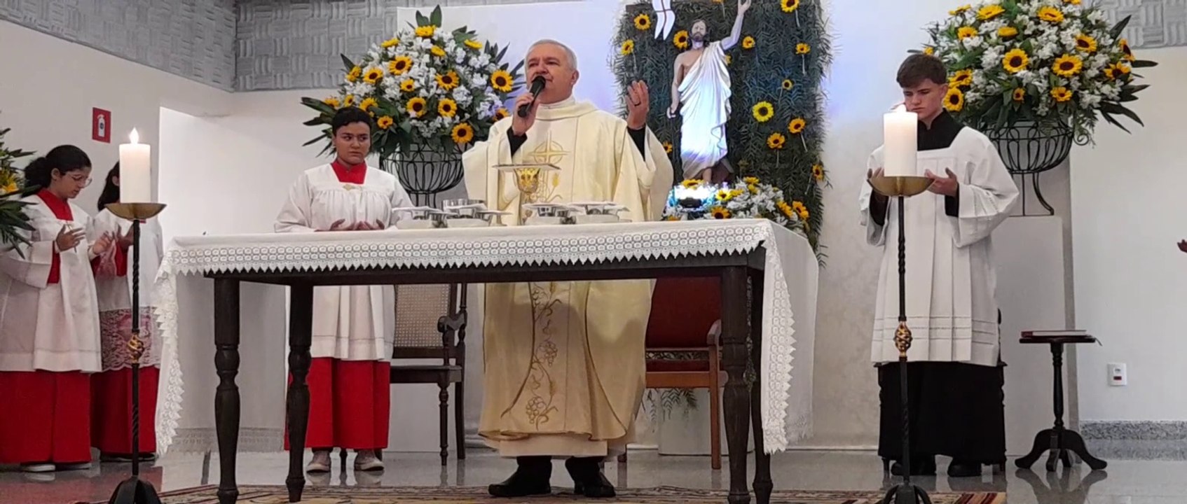 MISSA DA PÁSCOA - MATRIZ NOSSA SENHORA DAS DORES - ARTUR NOGUEIRA 2023 (PFINAL)