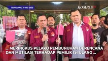 Begini Kronologi Husen Mutilasi dan Cor Bos Depot Air Isi Ulang Semarang
