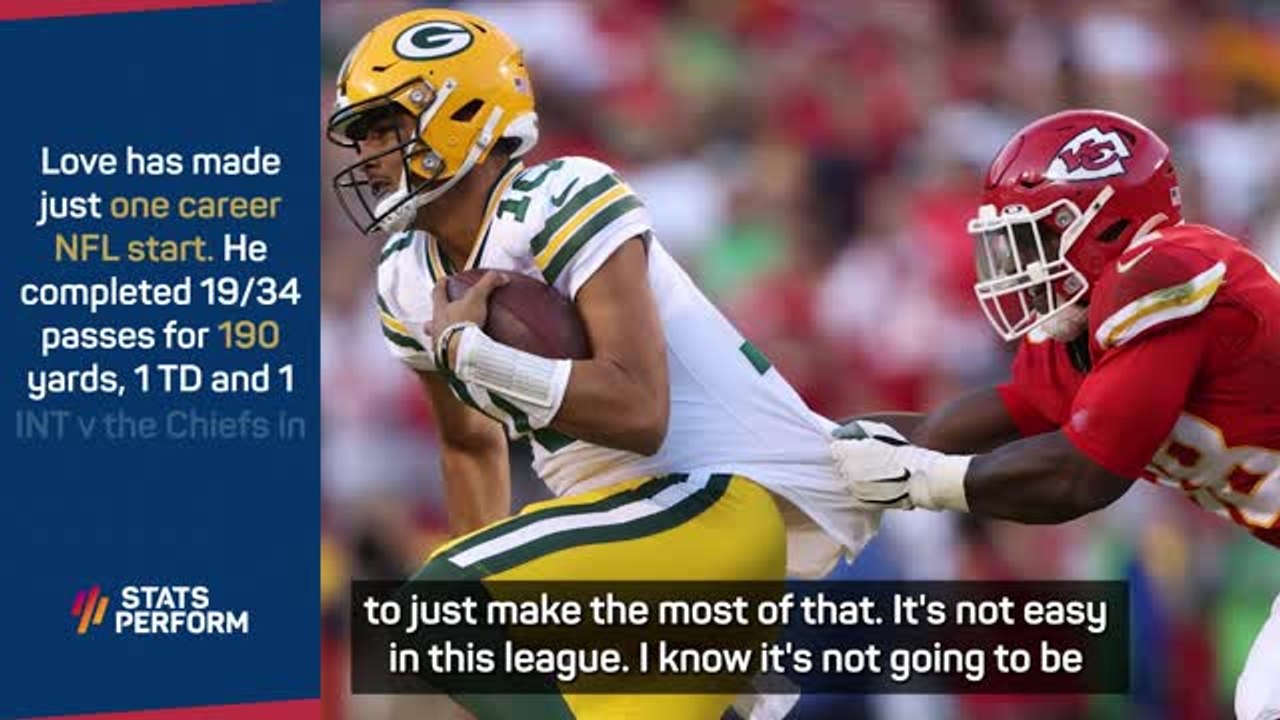 "It's not going to be easy" - Love prepares to be Packers starter